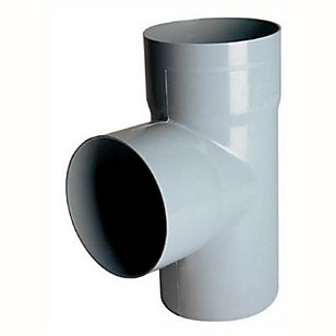 [015820] TEE PVC SANITARIO 110 GRIS