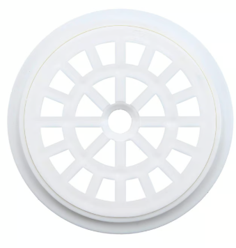 [028790] REJILLA PILETA 4" REDONDO BLANCO