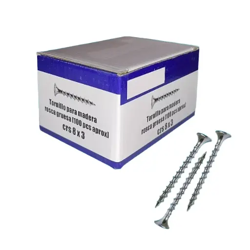 [040550] CAJA TORNILLO VOLCANITA 8X3 100 UND 