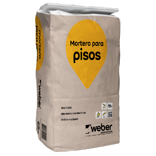 [041140] MORTERO PISO WEBER SACO 25 KG