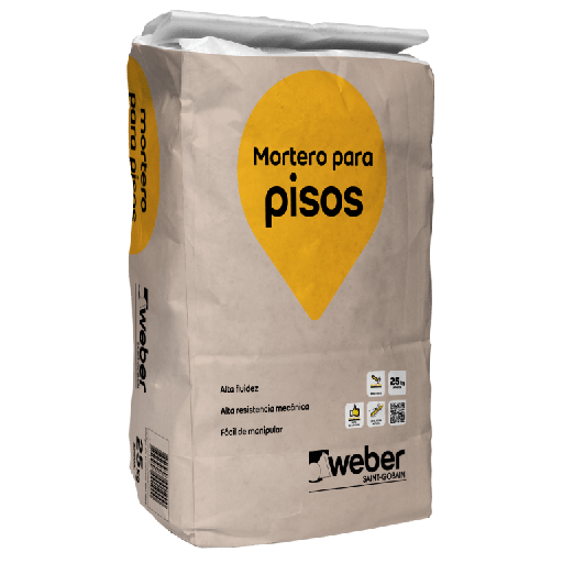 [041140] MORTERO WEBER PISO SACO 25 KG