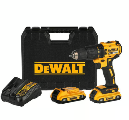 [026360] TALADRO ATORNILLADOR DEWALT 13MM 20V+ 2 BATERIAS 