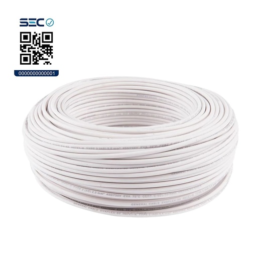 [058910] CABLE ELECTRICO EVAFLEX 1.5 BLANCO