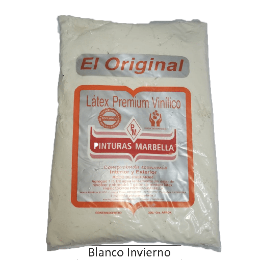 [059010] LATEX BOLSA BLANCO INVIERNO